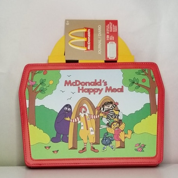 Loungefly McDonald's Vintage Happy Meal Lunchbox Stationery Journal NWT - Picture 1 of 5